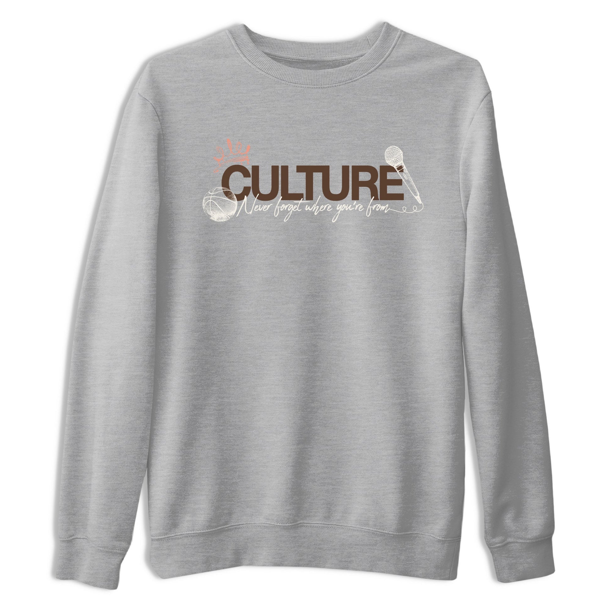 Sneaker match tees – Sneaker Tees To Match Air Jordan 1 Baroque Brown Shoes – Culture Tee Heather Grey 2