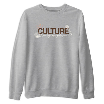 Sneaker match tees – Sneaker Tees To Match Air Jordan 1 Baroque Brown Shoes – Culture Tee Heather Grey 2