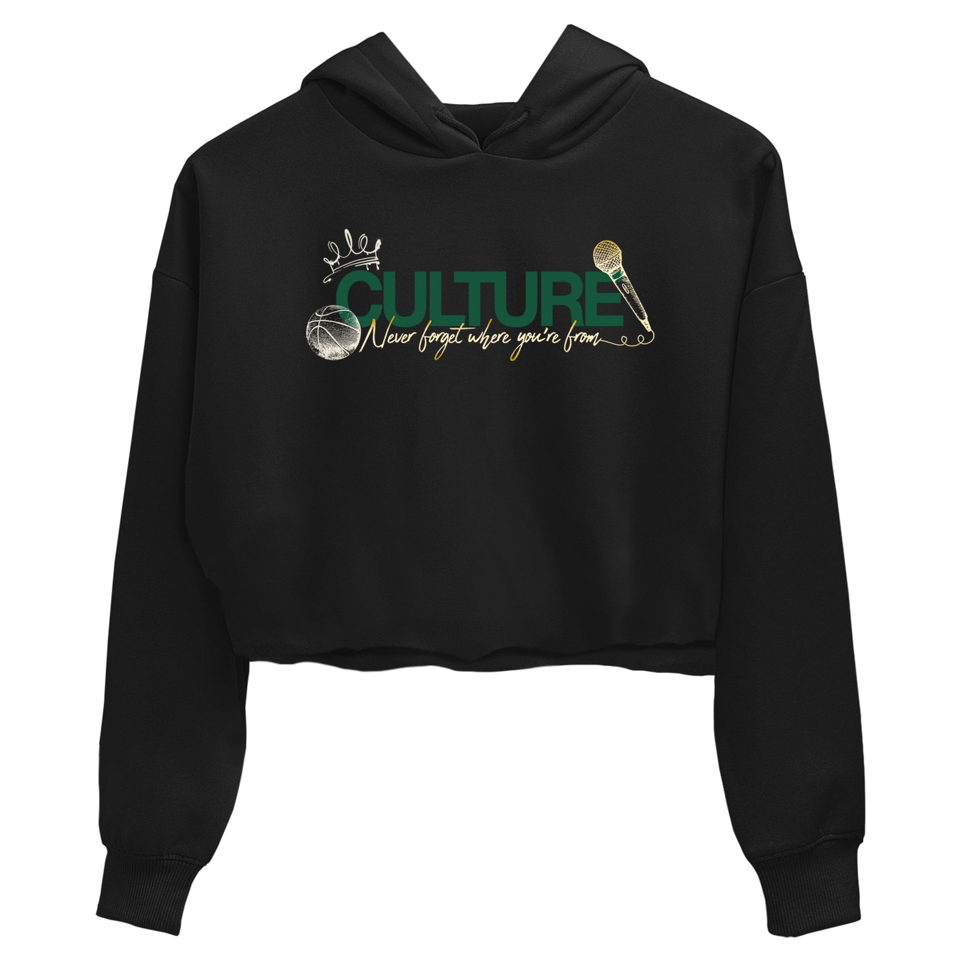 Sneaker Threads – Sneaker Tees To Match Air Jordan 1 Pro Green – Culture Crop Tee Black 2. Perfect for Jordan releases 2025 colorways.