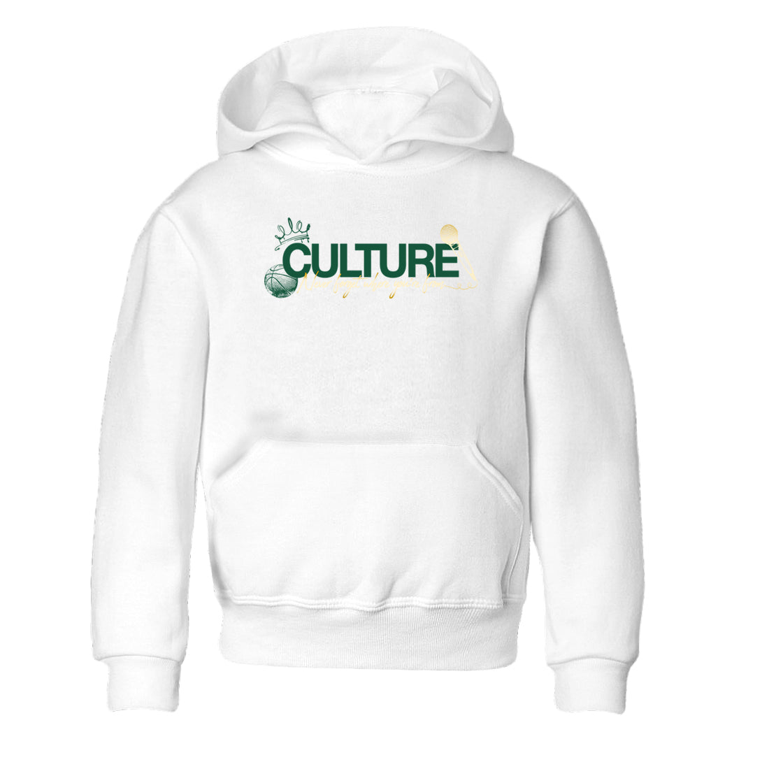 Sneaker Threads – Sneaker Tees To Match Air Jordan 1 Pro Green – Culture Youth Graphic Tee White 2. Perfect for Jordan releases 2025 colorways.