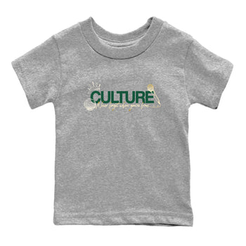 Sneaker Threads – Sneaker Tees To Match Air Jordan 1 Pro Green – Culture Youth Graphic Tee Heather Grey 2. Perfect for Jordan releases 2025 colorways.