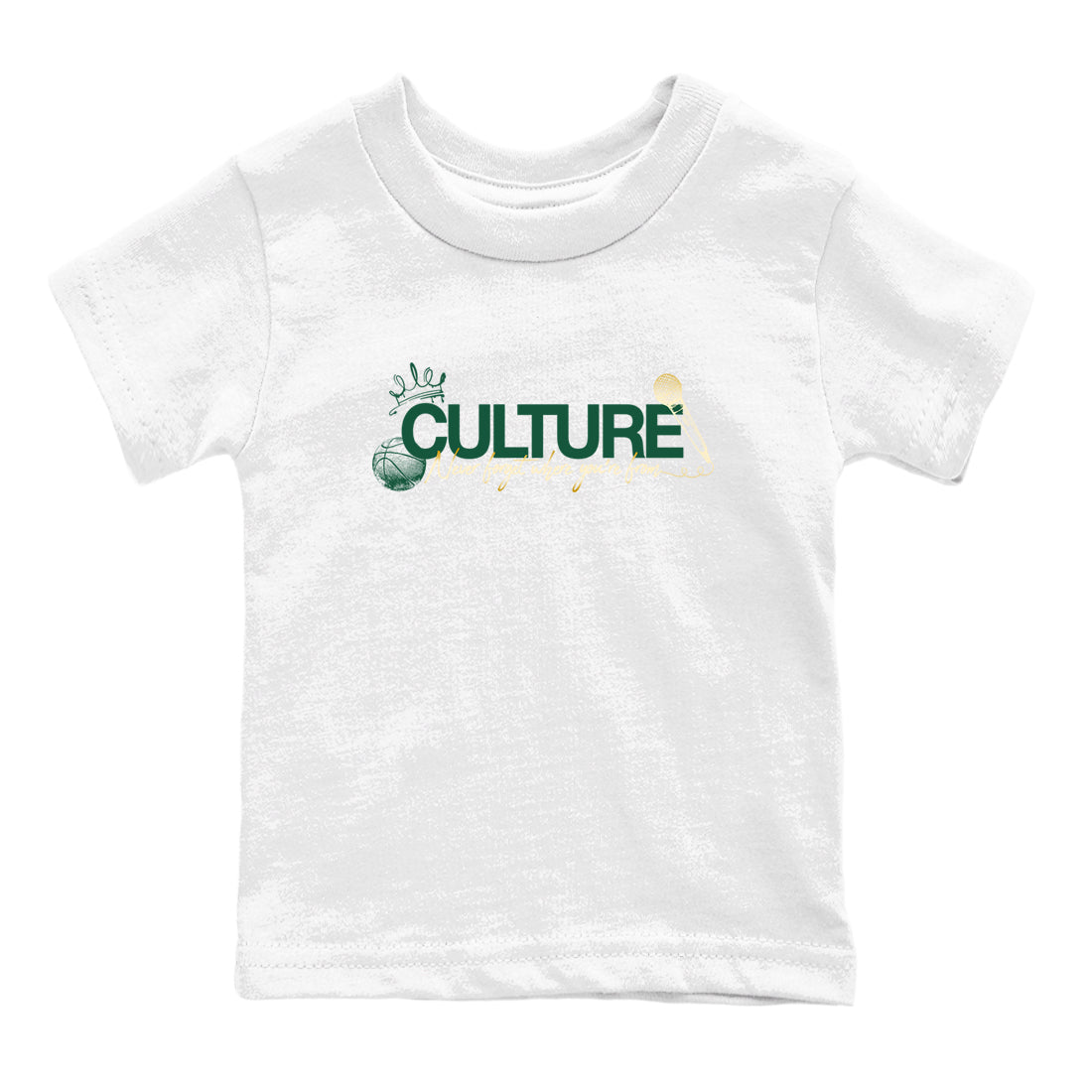 Sneaker Threads – Sneaker Tees To Match Air Jordan 1 Pro Green – Culture Youth Graphic Tee White 2. Perfect for Jordan releases 2025 colorways.