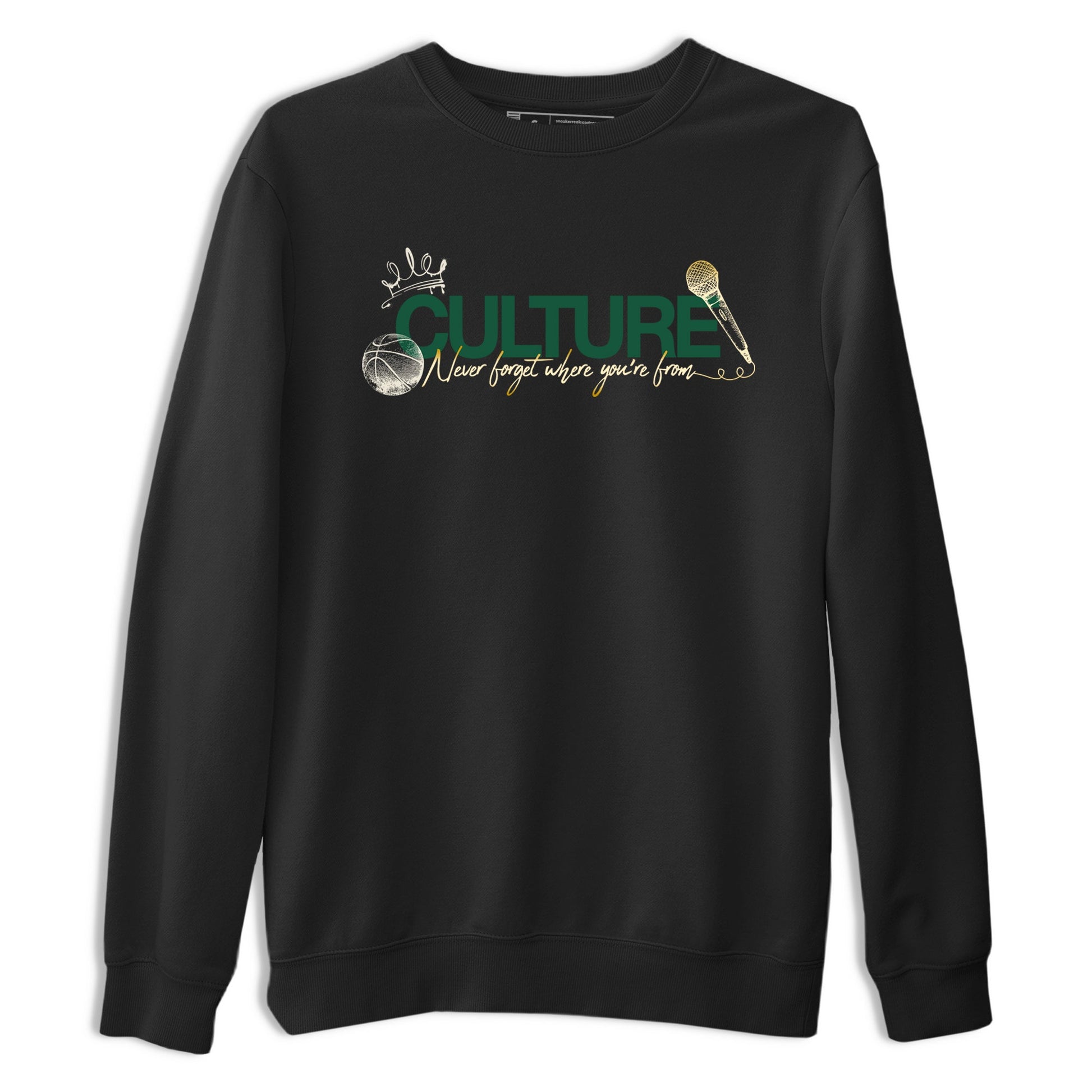 Sneaker Threads – Sneaker Tees To Match Air Jordan 1 Pro Green – Culture Graphic Tee Black 2. Perfect for Jordan releases 2025 colorways.