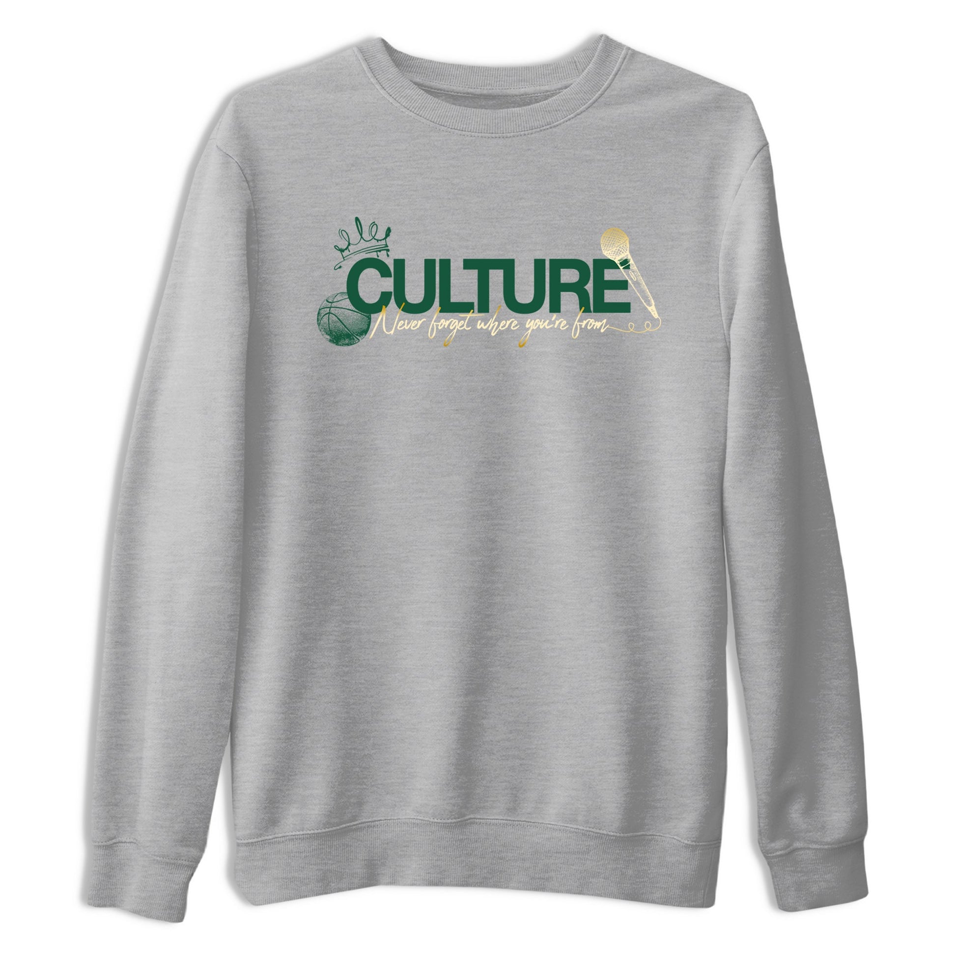 Sneaker Threads – Sneaker Tees To Match Air Jordan 1 Pro Green – Culture Graphic Tee Heather Grey 2. Perfect for Jordan releases 2025 colorways.