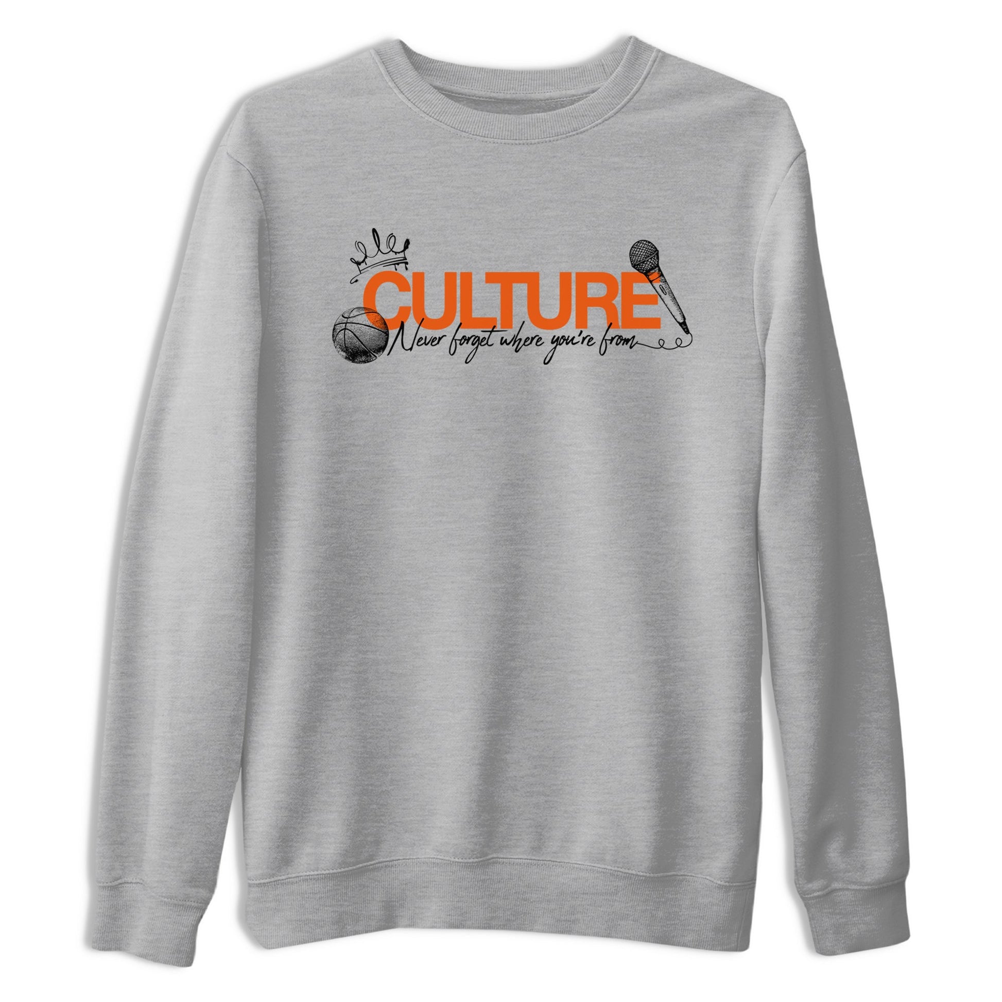 Culture sneaker match t-shirt styled to complete your fit with the Air Jordan 1 Shattered Backboard sneakers, shown in Heather Grey 2.
