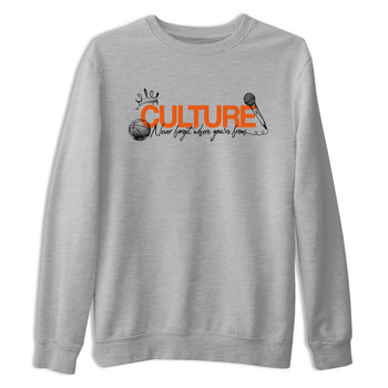 Culture sneaker match t-shirt styled to complete your fit with the Air Jordan 1 Shattered Backboard sneakers, shown in Heather Grey 2.