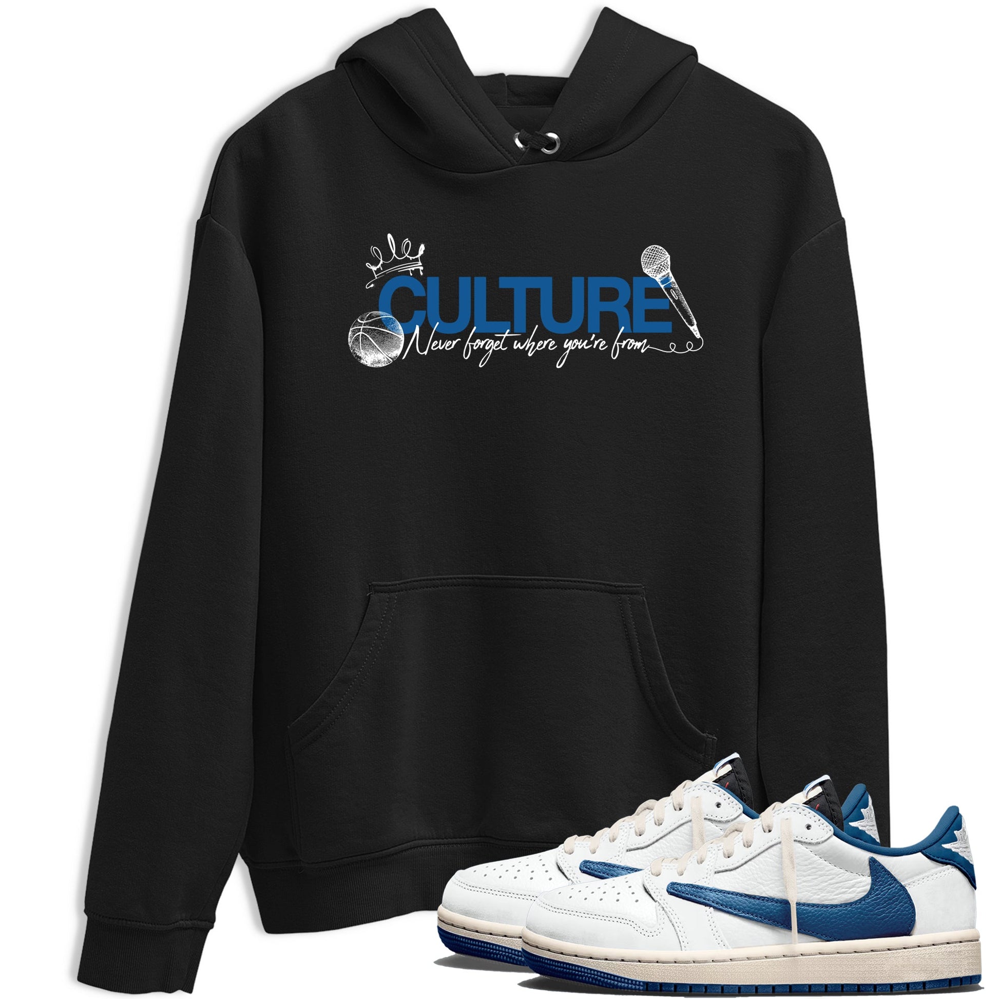 Sneaker match tees – Sneaker Tees To Match Air Jordan 1 Travis Scott Fragment Shoes – Culture Tee Black 1