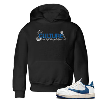 Sneaker match tees – Sneaker Tees To Match Air Jordan 1 Travis Scott Fragment Shoes – Culture Kids T-Shirt Black 1
