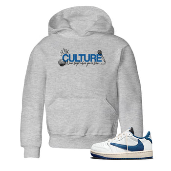 Sneaker match tees – Sneaker Tees To Match Air Jordan 1 Travis Scott Fragment Shoes – Culture Kids T-Shirt Heather Grey 1