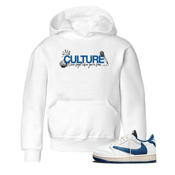 Sneaker match tees – Sneaker Tees To Match Air Jordan 1 Travis Scott Fragment Shoes – Culture Kids T-Shirt White 1