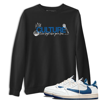 Sneaker match tees – Sneaker Tees To Match Air Jordan 1 Travis Scott Fragment Shoes – Culture Tee Black 1