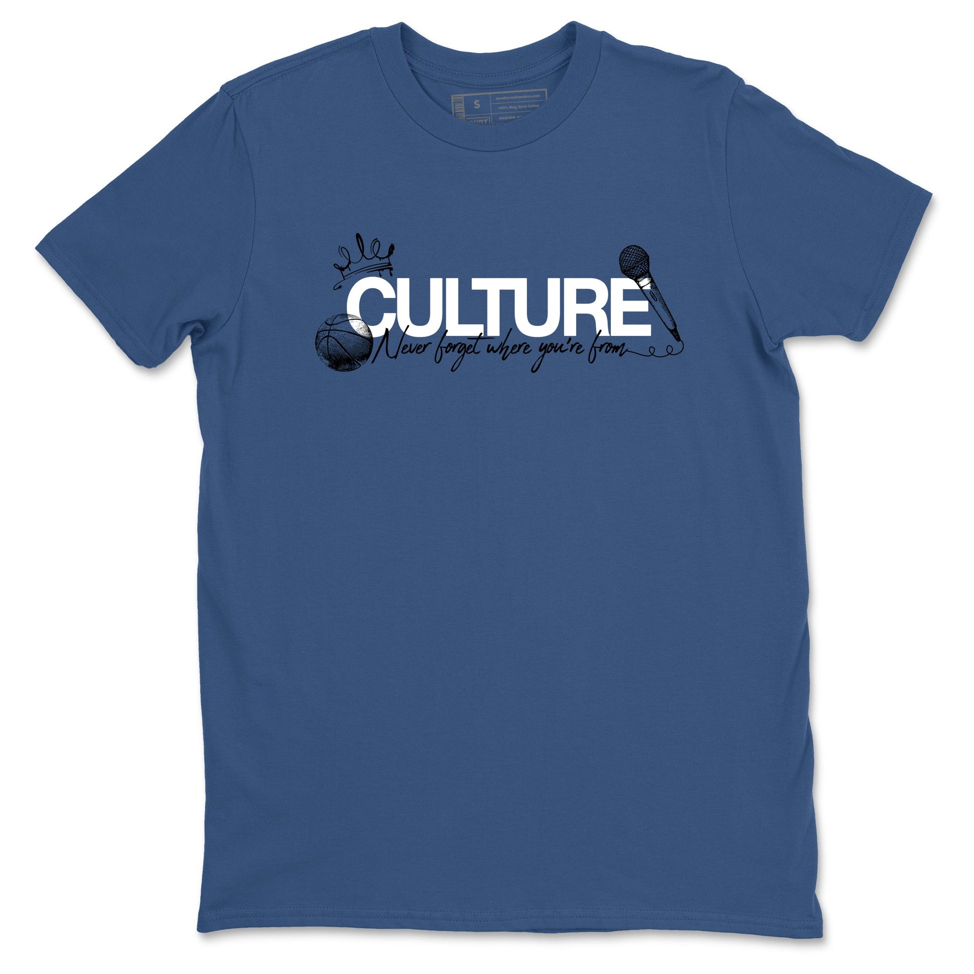 Sneaker match tees – Sneaker Tees To Match Air Jordan 1 Travis Scott Fragment Shoes – Culture Tee Denim Blue 2