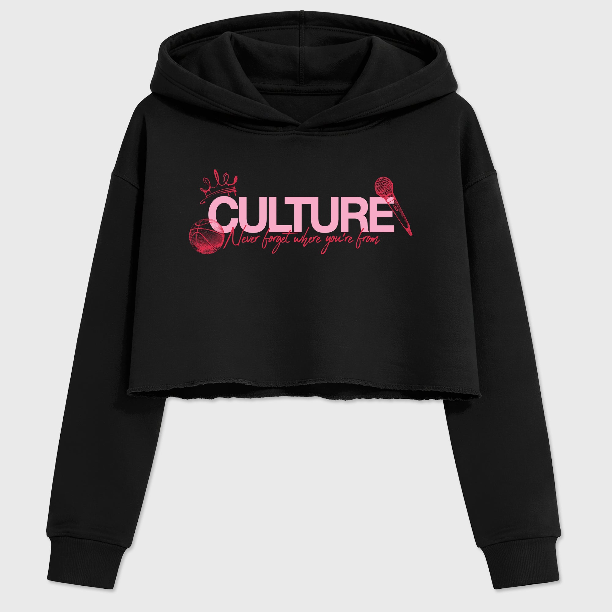 Perfect Sneakerhead Fashion Outfits – Sneaker Tees To Match Air Jordan 1 Low OG x Travis Scott Tropical Pink Shoes – Culture Graphic Crop Top Black 2