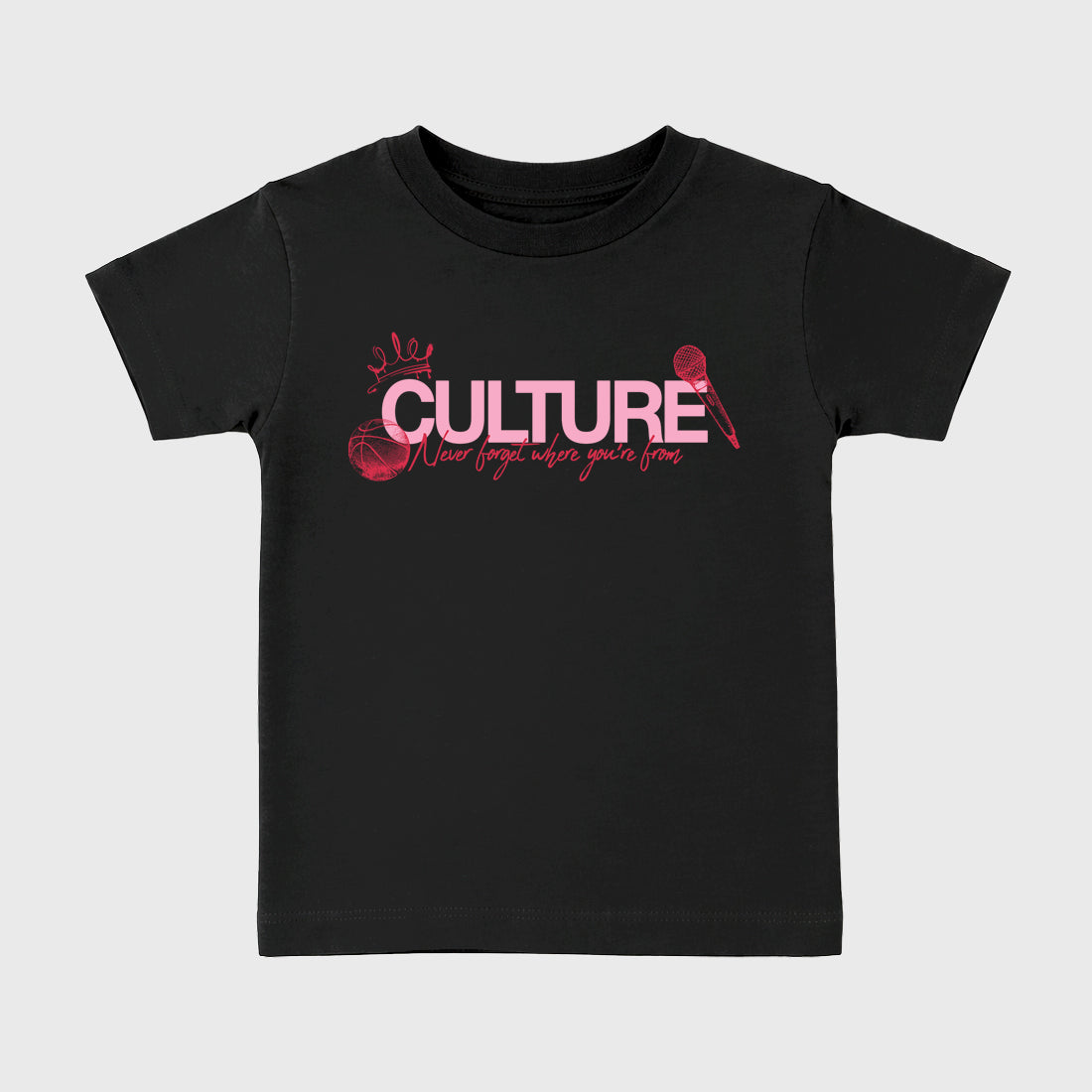 Perfect Sneakerhead Fashion Outfits – Sneaker Tees To Match Air Jordan 1 Low OG x Travis Scott Tropical Pink Shoes – Culture Kids Graphic T-Shirt Black 2