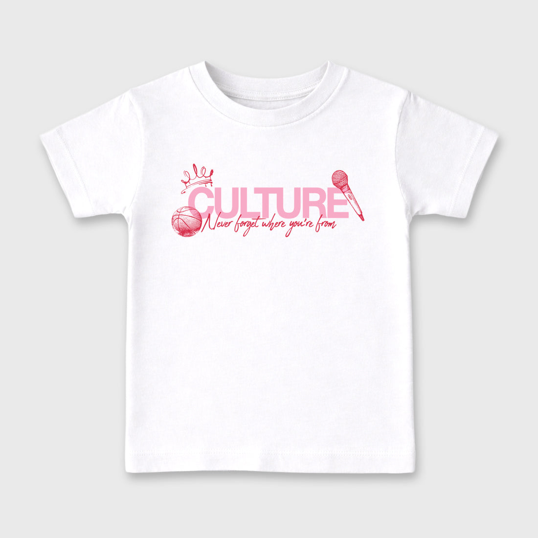 Perfect Sneakerhead Fashion Outfits – Sneaker Tees To Match Air Jordan 1 Low OG x Travis Scott Tropical Pink Shoes – Culture Kids Graphic T-Shirt White 2