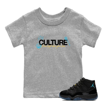 Sneaker Threads – Sneaker Tees To Match Air Jordan 11 Retro Gamma – Culture Youth Graphic Tee Heather Grey 1. Perfect for Jordan releases 2025 colorways.