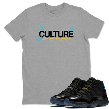 Sneaker Threads – Sneaker Tees To Match Air Jordan 11 Retro Gamma – Culture Graphic Tee Heather Grey 1. Perfect for Jordan releases 2025 colorways.