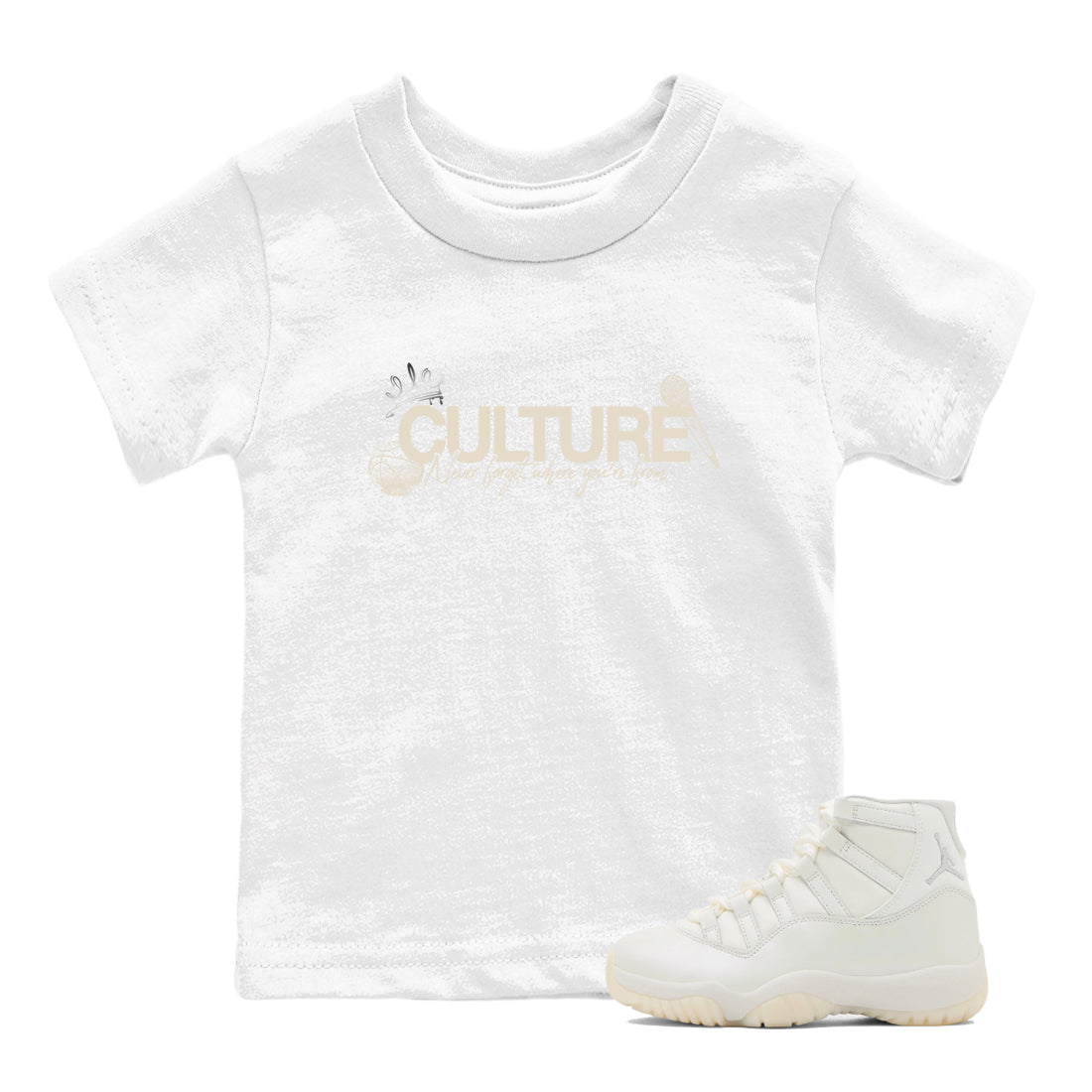 Culture SNRT Sneaker Tees Kids - Air Jordan 11 Pearl - SNRT Sneaker T-shirts