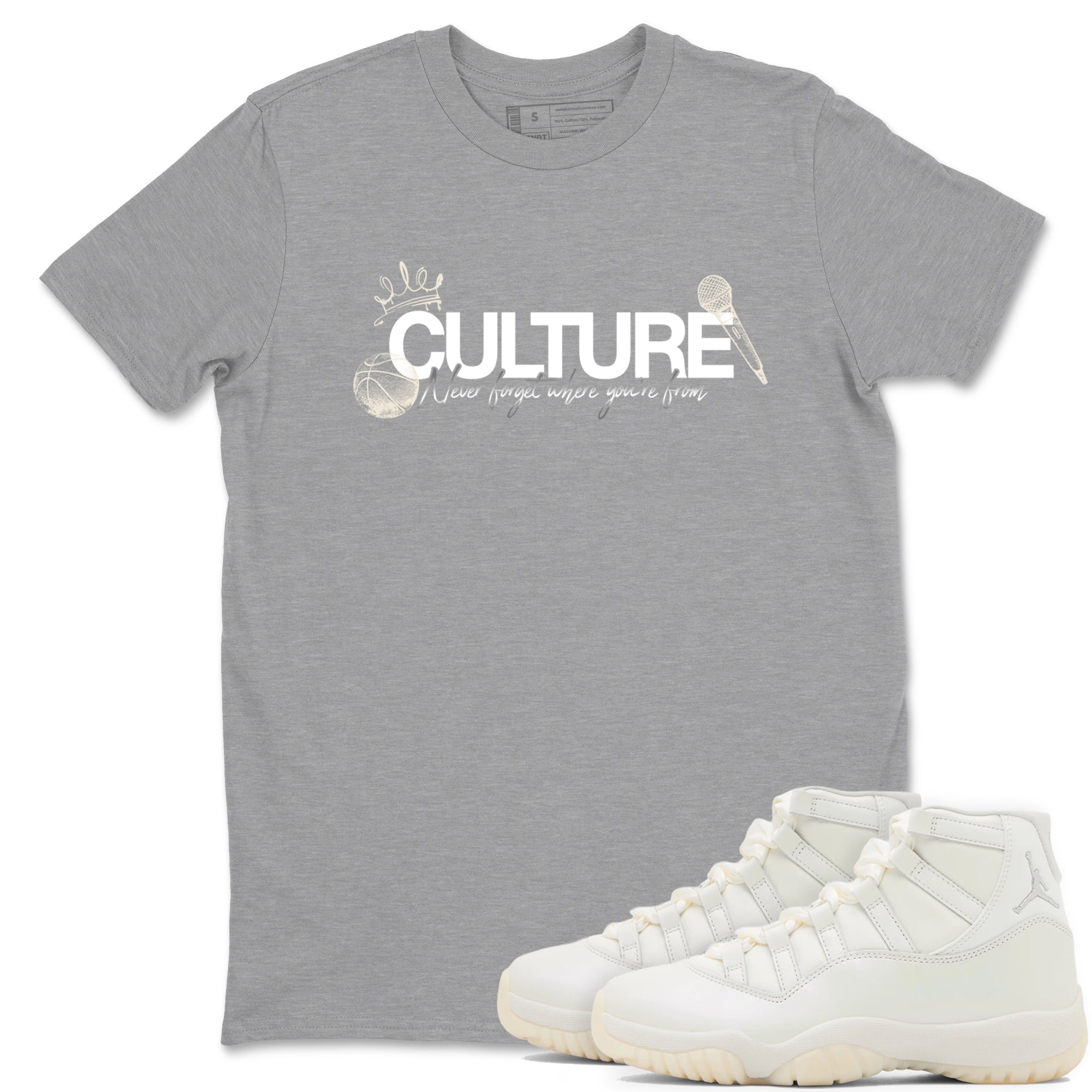 Culture SNRT Sneaker Tees - Air Jordan 11 Pearl - SNRT Sneaker T-shirts