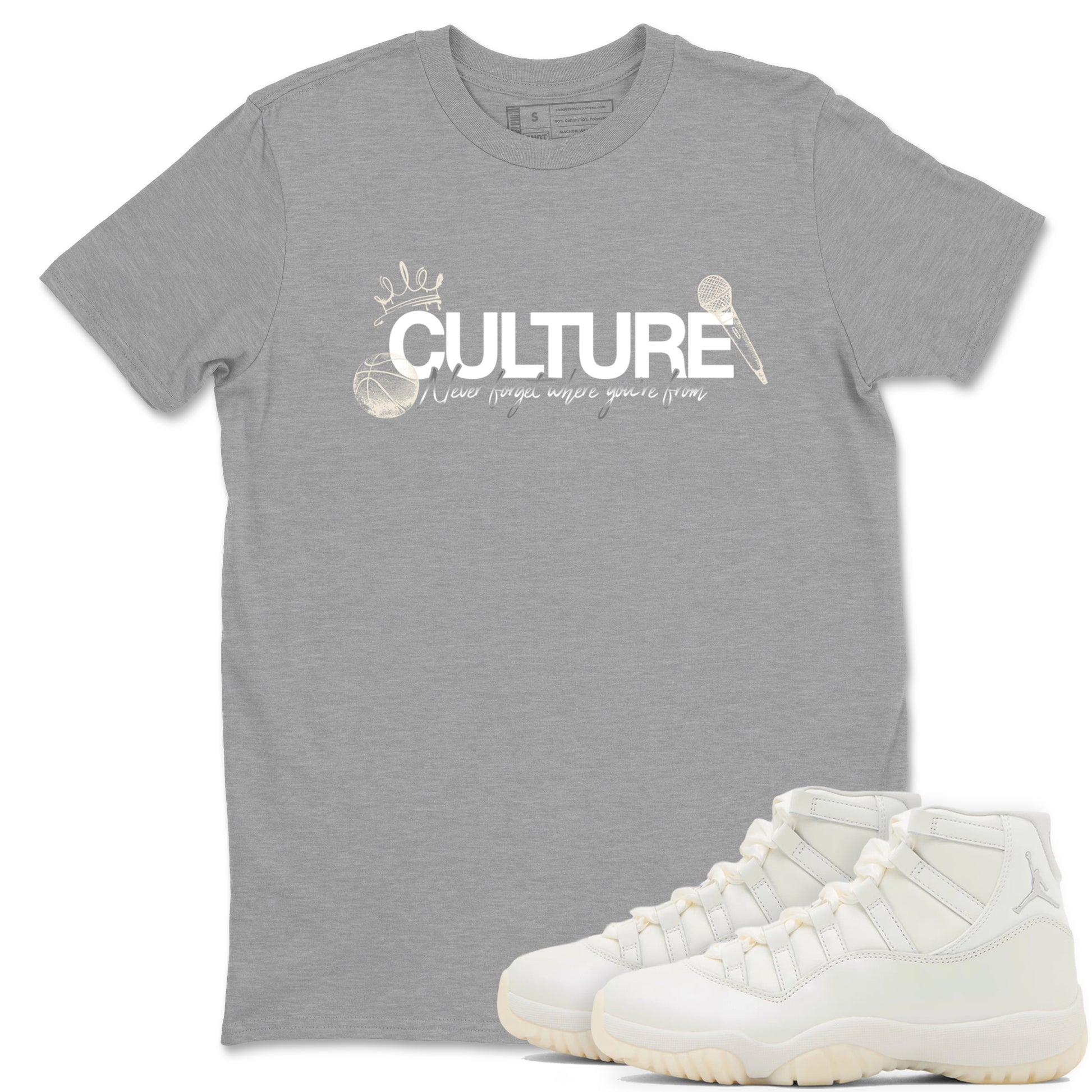 Culture SNRT Sneaker Tees - Air Jordan 11 Pearl - SNRT Sneaker T-shirts
