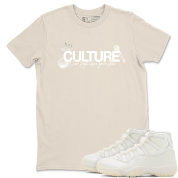 Culture SNRT Sneaker Tees - Air Jordan 11 Pearl - SNRT Sneaker T-shirts