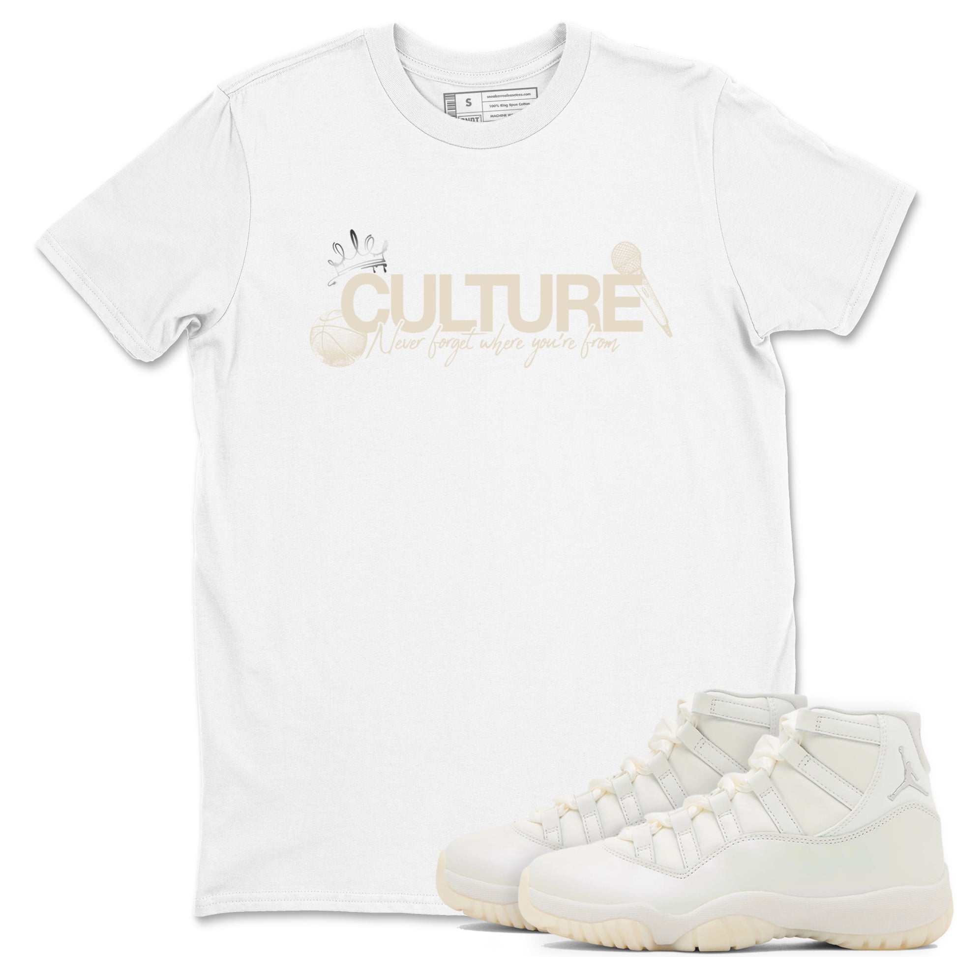 Culture SNRT Sneaker Tees - Air Jordan 11 Pearl - SNRT Sneaker T-shirts