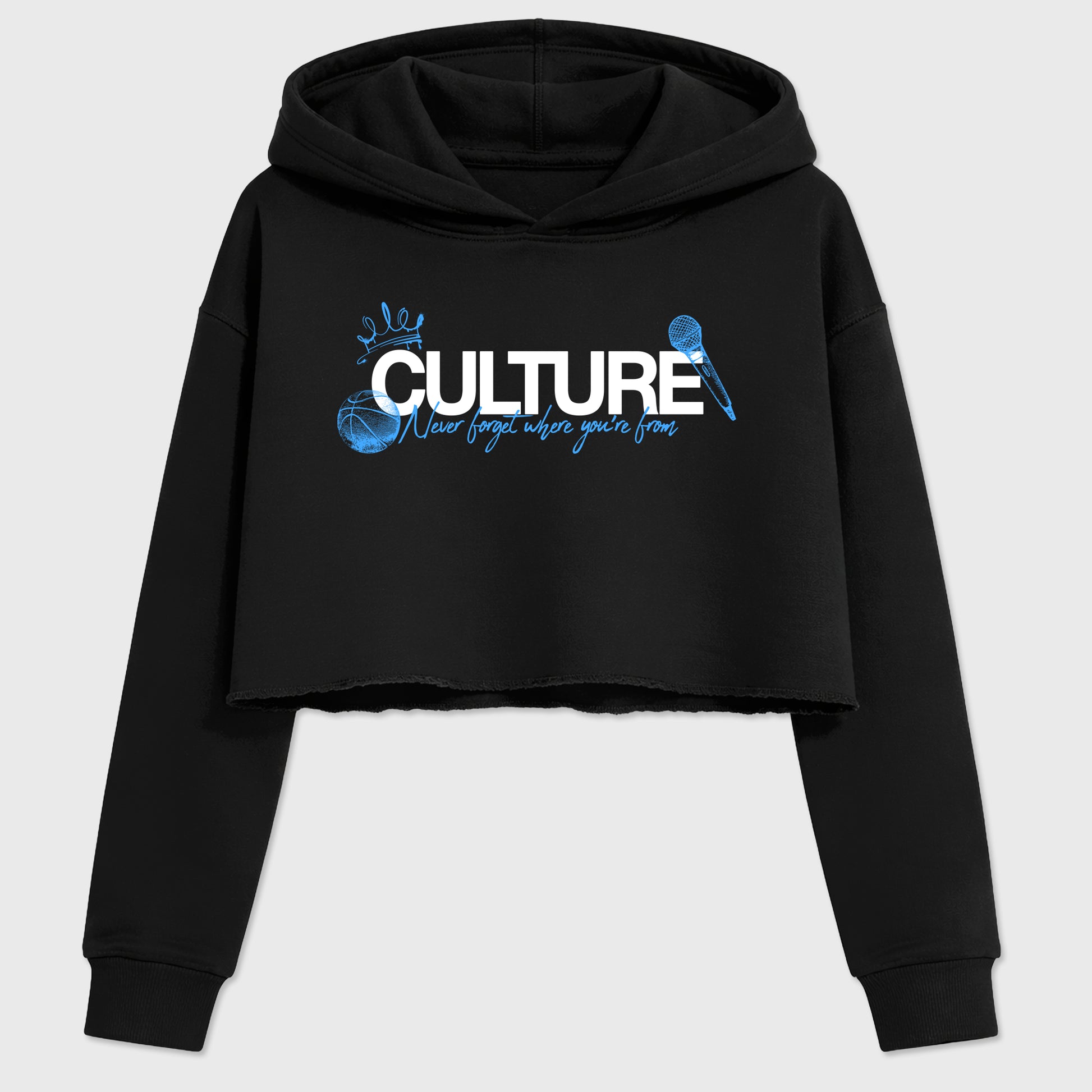 Sneaker match tees – Sneaker Tees To Match Air Jordan 11 University Blue Shoes – Culture Crop T-Shirt Black 2
