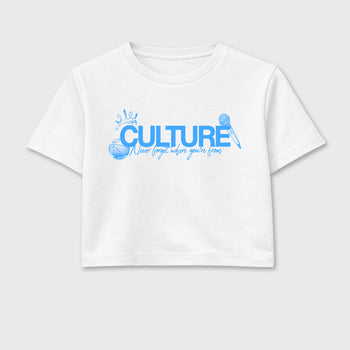 Sneaker match tees – Sneaker Tees To Match Air Jordan 11 University Blue Shoes – Culture Crop T-Shirt White 2