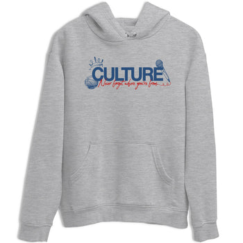 Culture sneaker match t-shirt styled to complete your fit with the Air Jordan 12 French Blue sneakers, shown in Heather Grey 2.