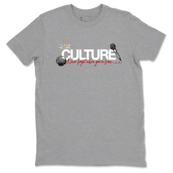 Sneaker match tees – Sneaker Tees To Match Air Jordan 12 Taxi Shoes – Culture Tee Heather Grey 2