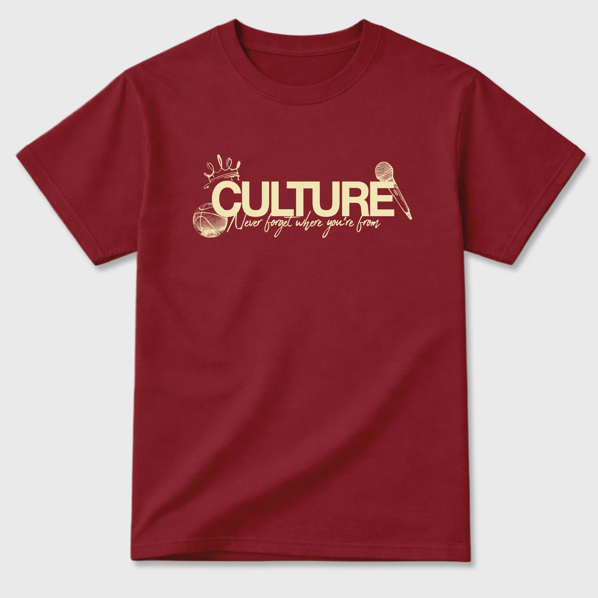 Culture Graphic T-Shirt sneaker match tee designed for the Air Jordan 3 Bin 23, featuring coordinated color options for a perfect streetwear match. Cardinal 2 shirt.