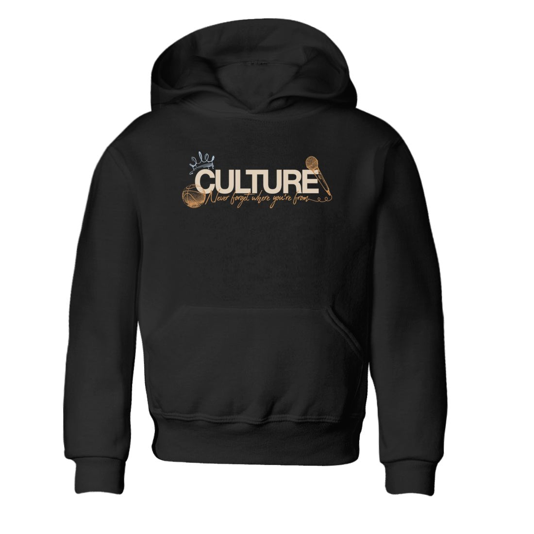 Sneaker match tees – Sneaker Tees To Match Air Jordan 3 Champagne and Oysters Shoes – Culture Kids T-Shirt Black 2