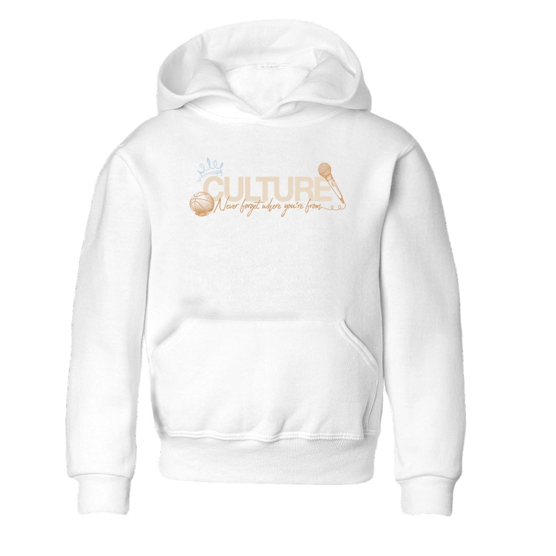Sneaker match tees – Sneaker Tees To Match Air Jordan 3 Champagne and Oysters Shoes – Culture Kids T-Shirt White 2