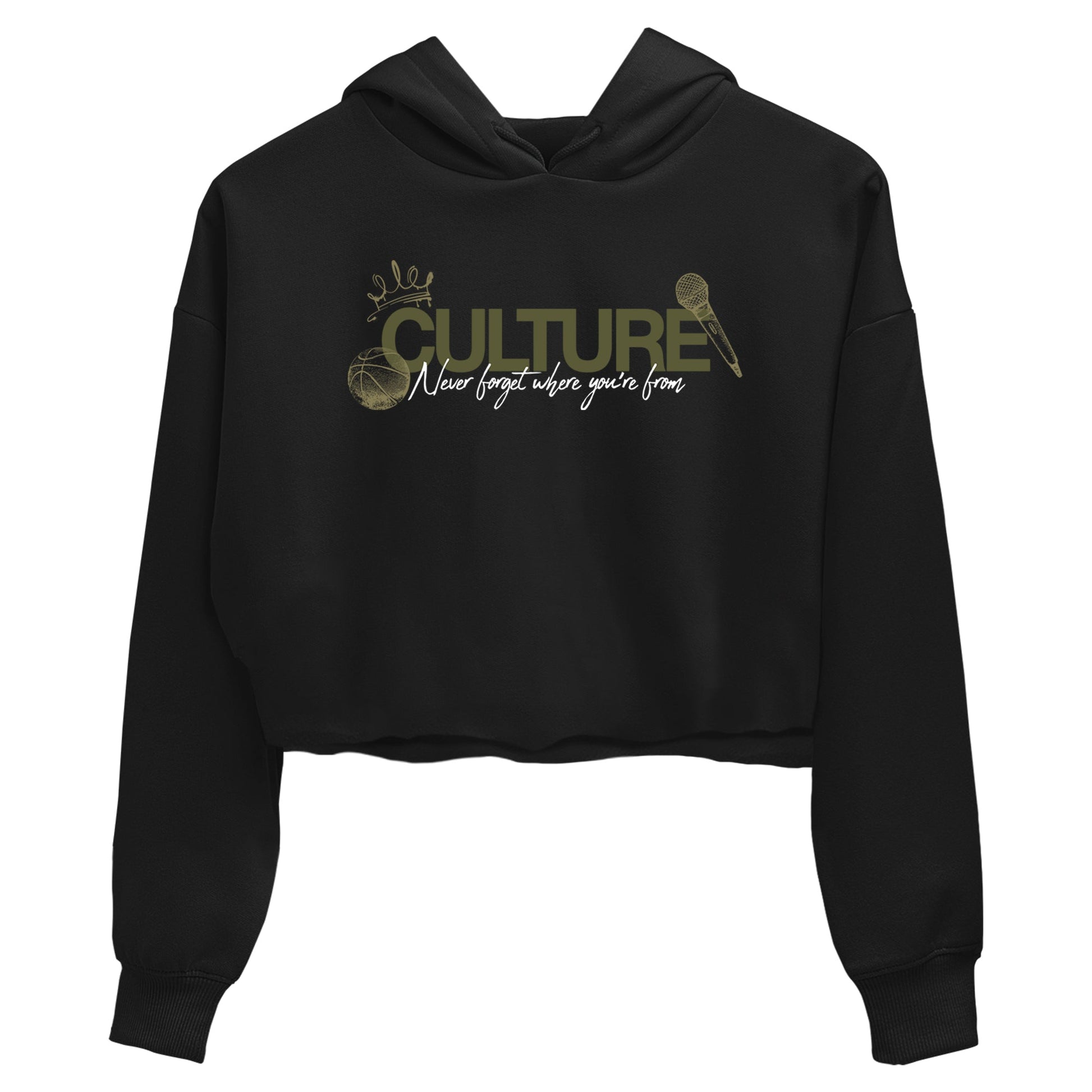 Sneaker Threads – Sneaker Threads To Match Air Jordan 3 Family Affair Shoes – Culture Crop T-Shirt Black 2