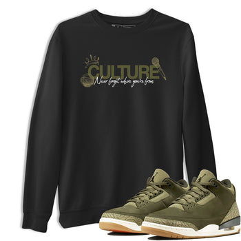 Sneaker Threads – Sneaker Threads To Match Air Jordan 3 Family Affair Shoes – Culture Tee Black 1