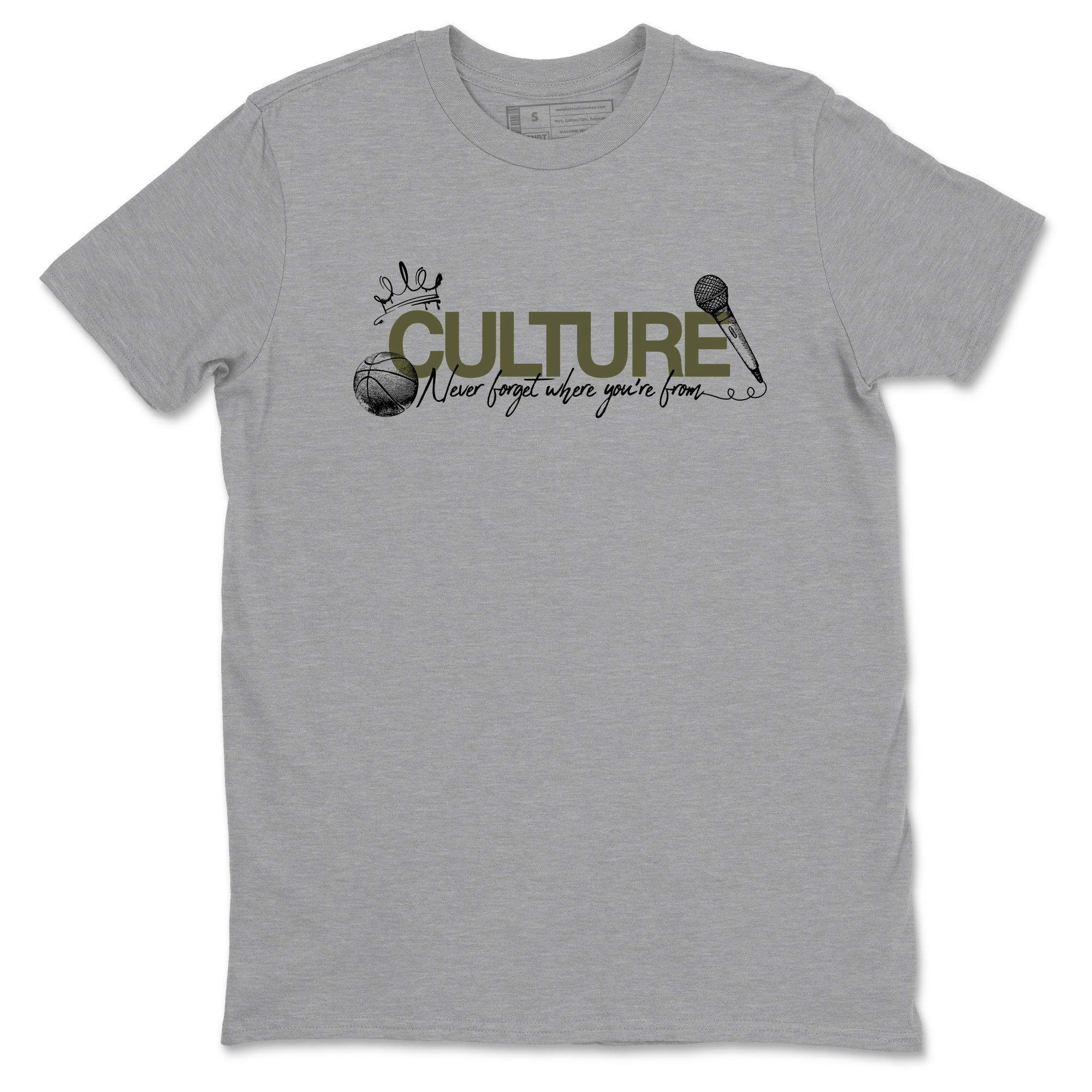 Sneaker Threads – Sneaker Threads To Match Air Jordan 3 Family Affair Shoes – Culture Tee Heather Grey 2
