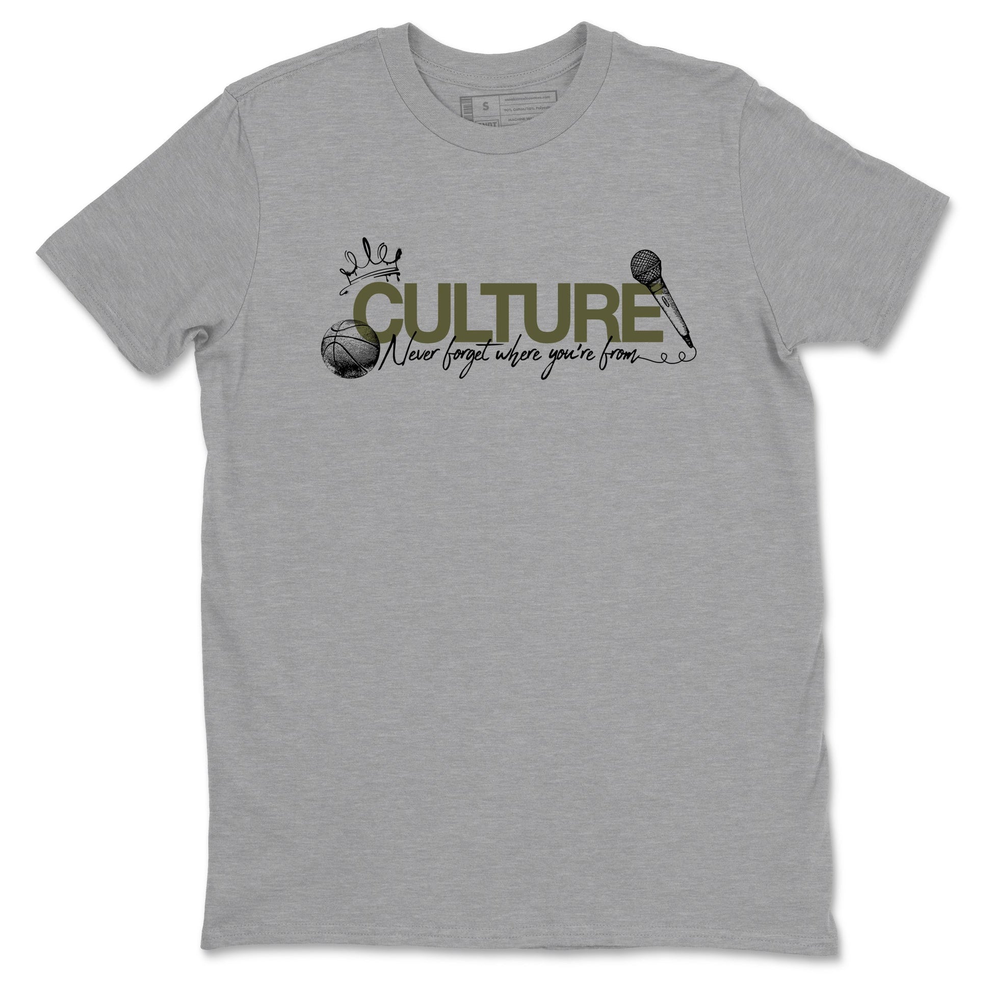 Sneaker Threads – Sneaker Threads To Match Air Jordan 3 Family Affair Shoes – Culture Tee Heather Grey 2
