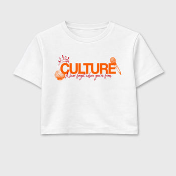 Sneaker match tees – Sneaker Tees To Match Air Jordan 3 Orange Citrus Shoes – Culture Crop T-Shirt White 2