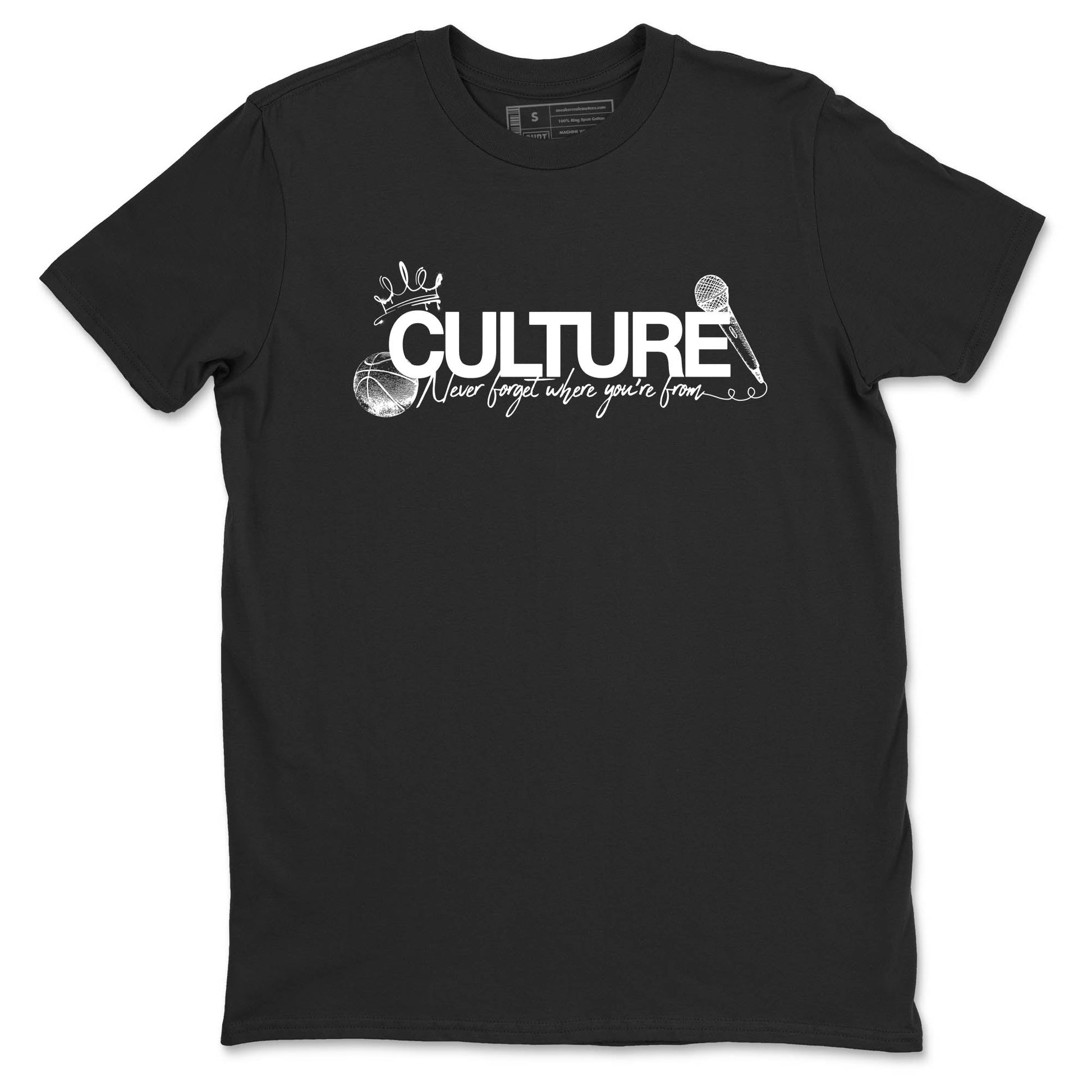 Best Sneakerfit graphic tee – Sneaker Tees To Match Air Jordan 4 Retro Black Cat Sneakers – Culture Tee Black 2