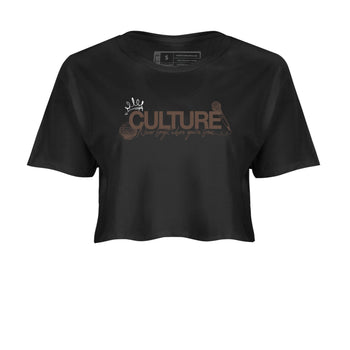 Sneaker match tees – Sneaker Tees To Match Air Jordan 4 Cave Stone Shoes – Culture Crop T-Shirt Black 2
