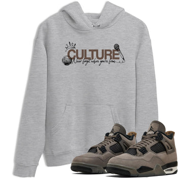 Sneaker match tees – Sneaker Tees To Match Air Jordan 4 Cave Stone Shoes – Culture Tee Heather Grey 1
