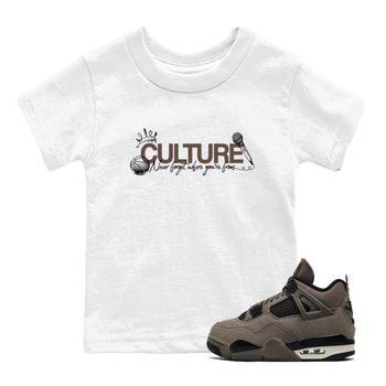 Sneaker match tees – Sneaker Tees To Match Air Jordan 4 Cave Stone Shoes – Culture Kids T-Shirt White 1