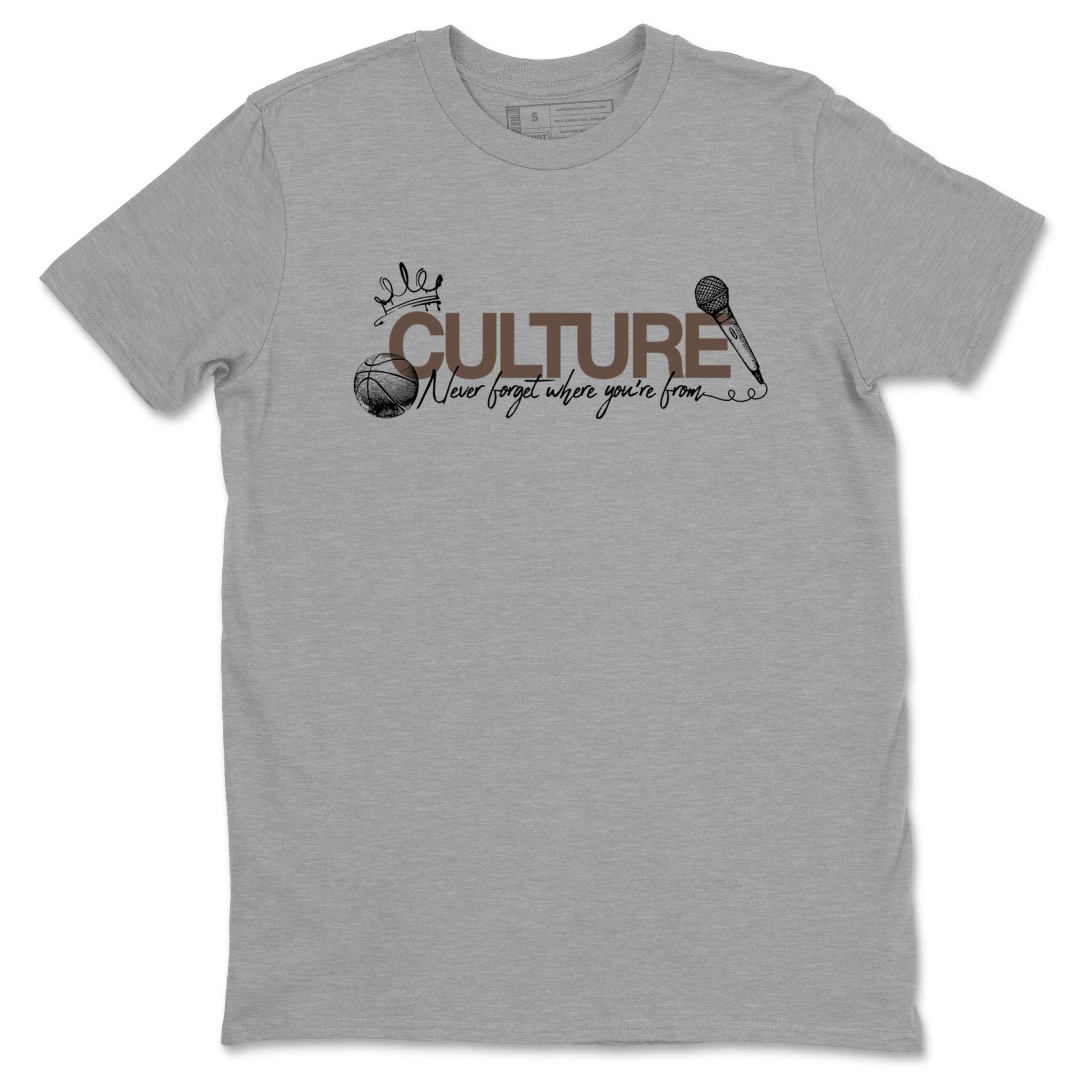 Sneaker match tees – Sneaker Tees To Match Air Jordan 4 Cave Stone Shoes – Culture Tee Heather Grey 2