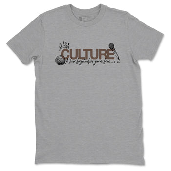 Sneaker match tees – Sneaker Tees To Match Air Jordan 4 Cave Stone Shoes – Culture Tee Heather Grey 2
