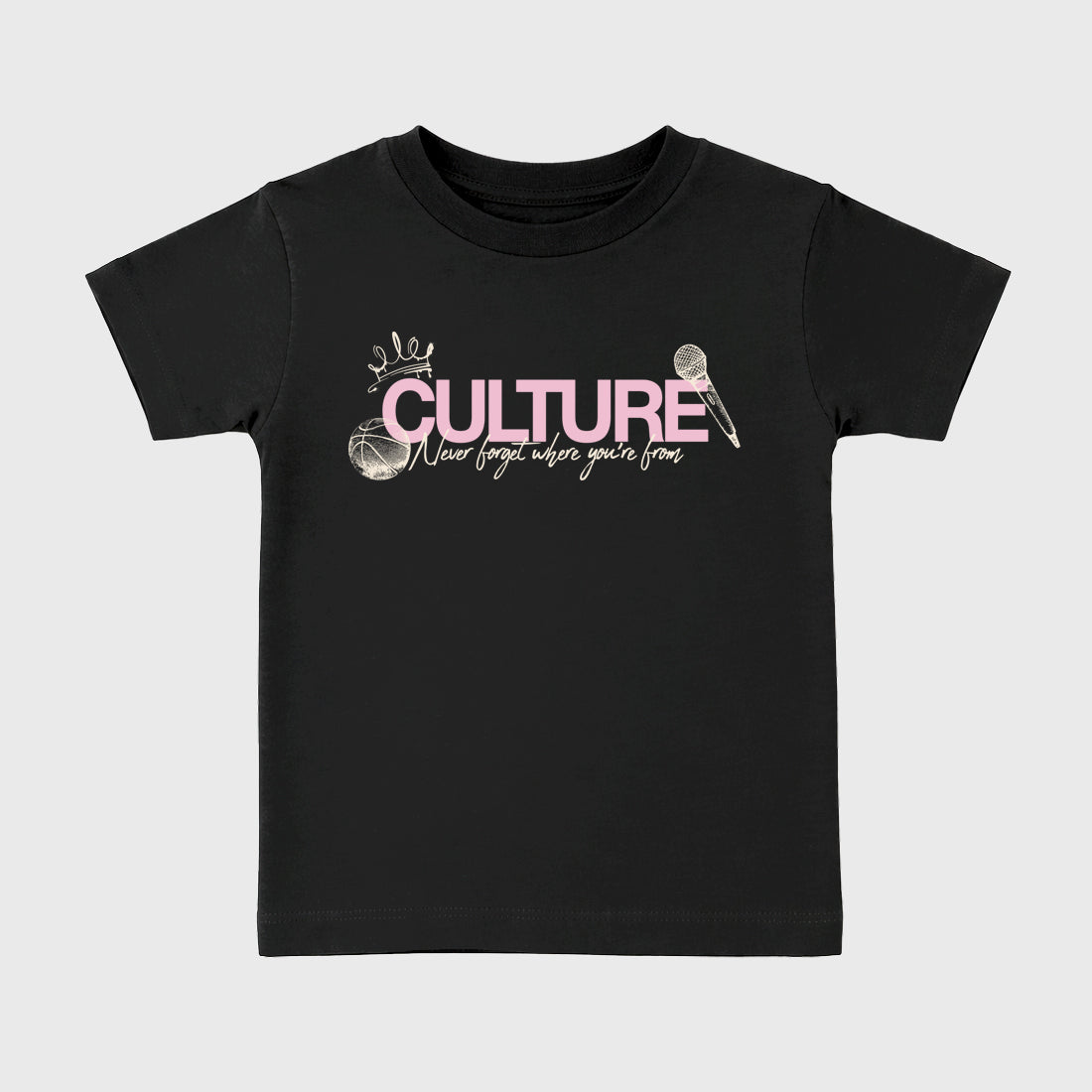 Sneaker match tees – Sneaker Tees To Match Air Jordan 4 Iced Carmine Shoes – Culture Kids T-Shirt Black 2