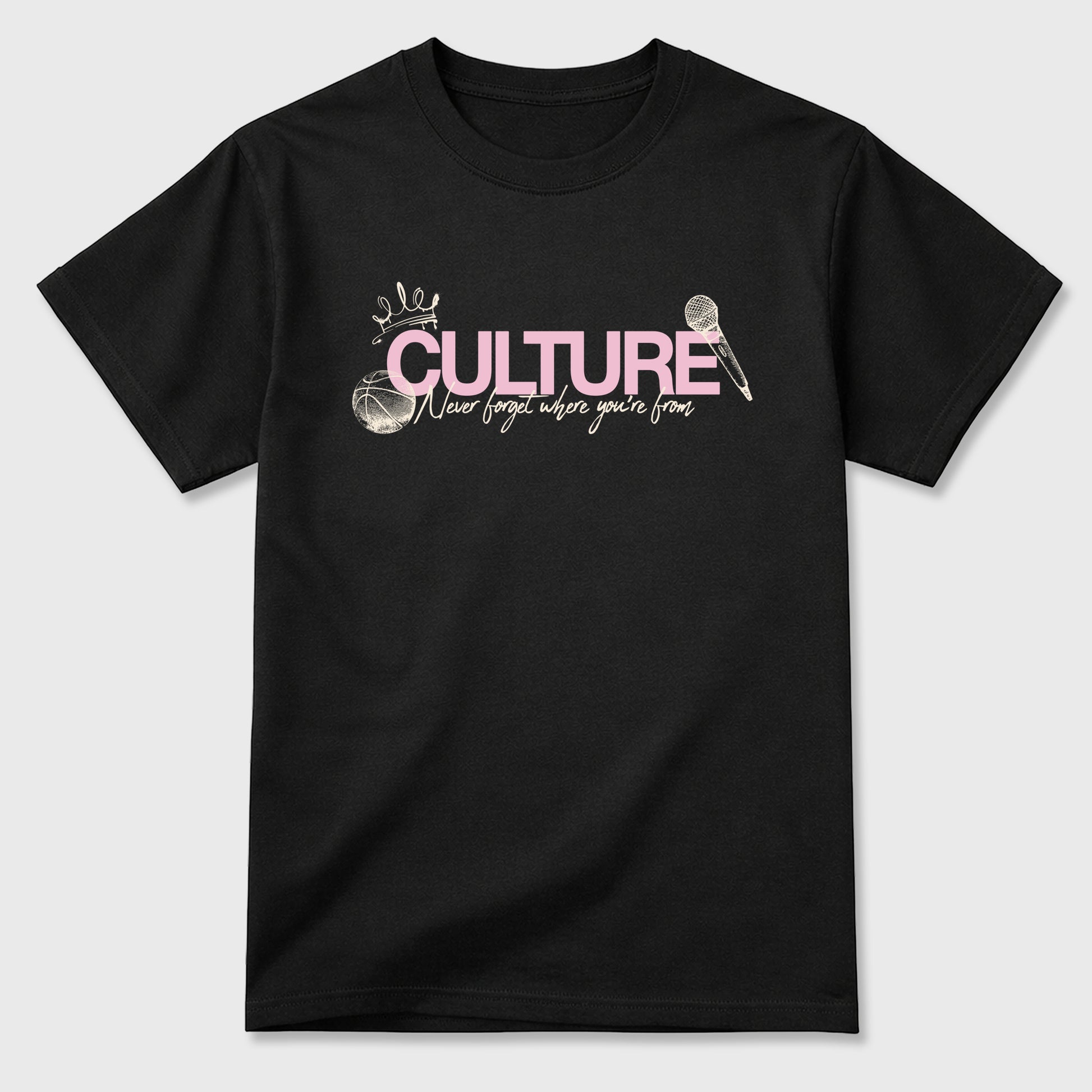 Sneaker match tees – Sneaker Tees To Match Air Jordan 4 Iced Carmine Shoes – Culture Tee Black 2