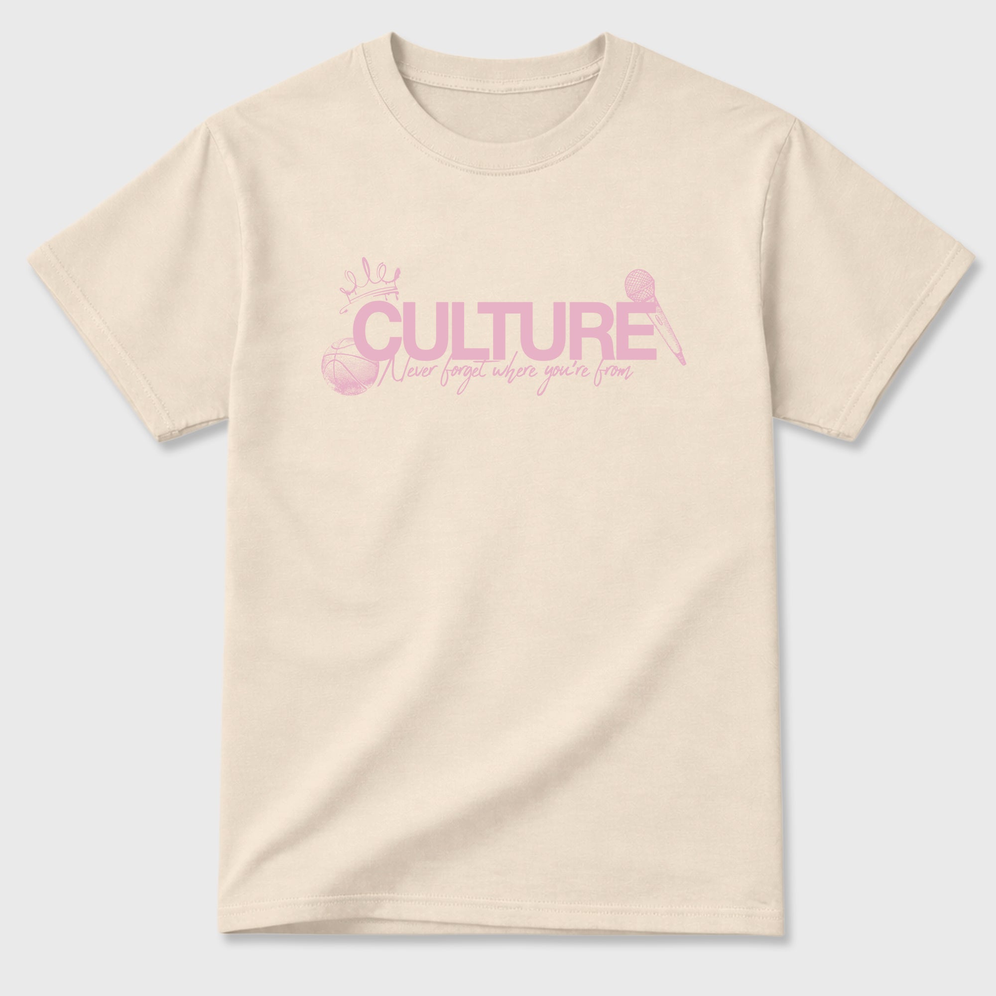 Sneaker match tees – Sneaker Tees To Match Air Jordan 4 Iced Carmine Shoes – Culture Tee Natural 2