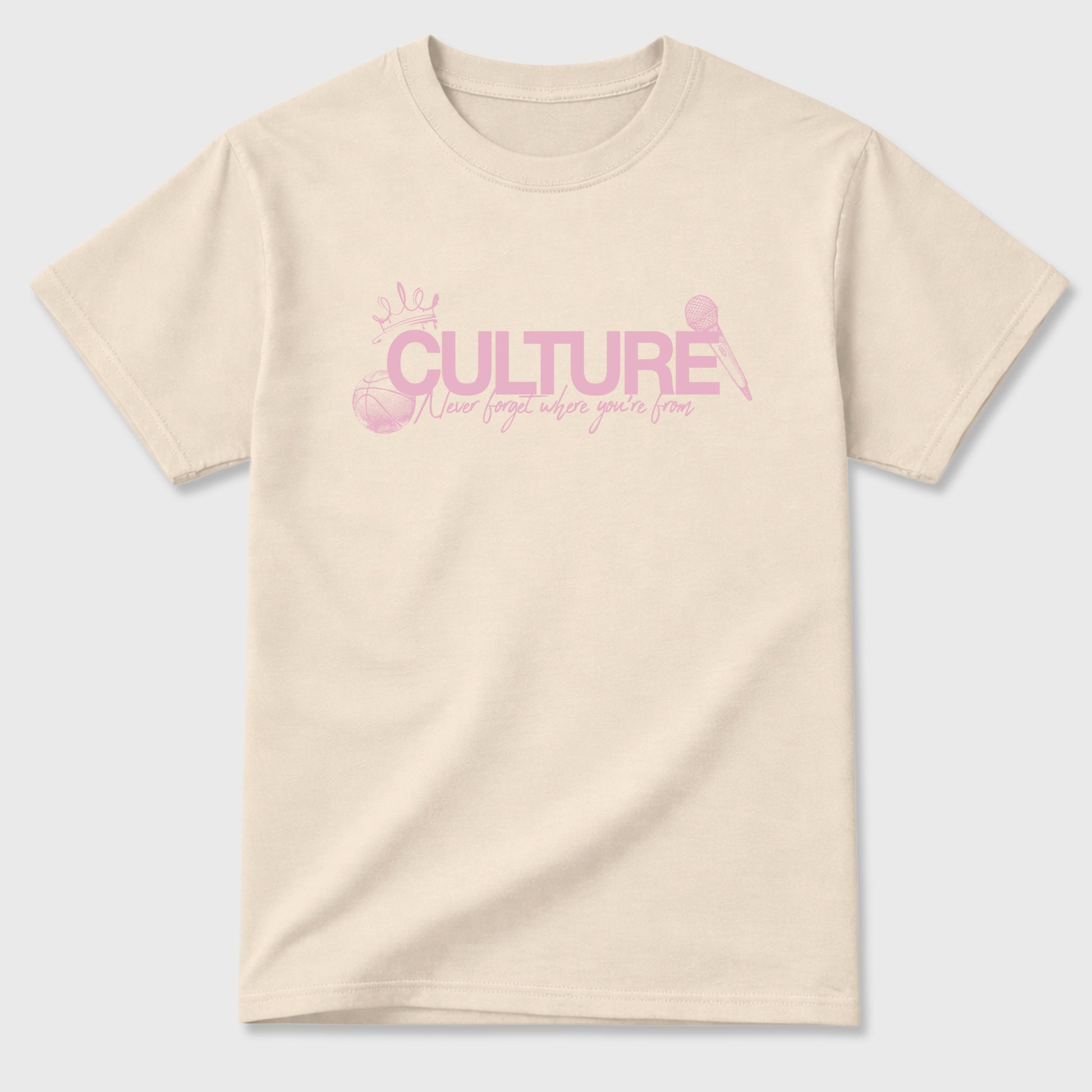 Sneaker match tees – Sneaker Tees To Match Air Jordan 4 Iced Carmine Shoes – Culture Tee Natural 2