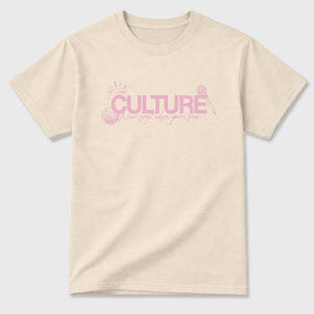 Sneaker match tees – Sneaker Tees To Match Air Jordan 4 Iced Carmine Shoes – Culture Tee Natural 2