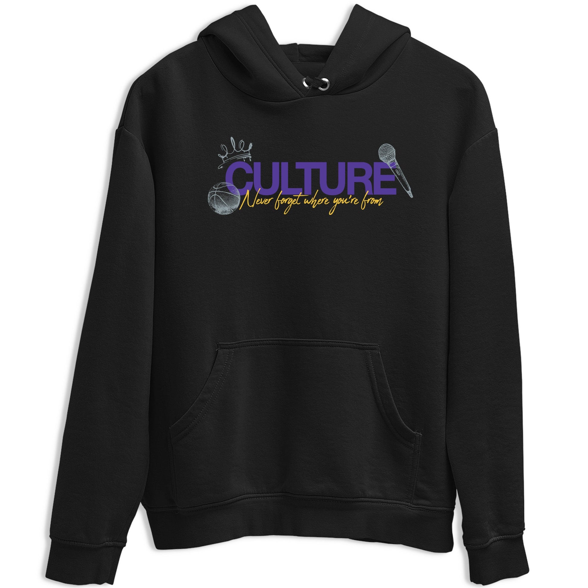 Sneaker match tees – Sneaker Tees To Match Air Jordan 4 Lakeshow Shoes – Culture Tee Black 2